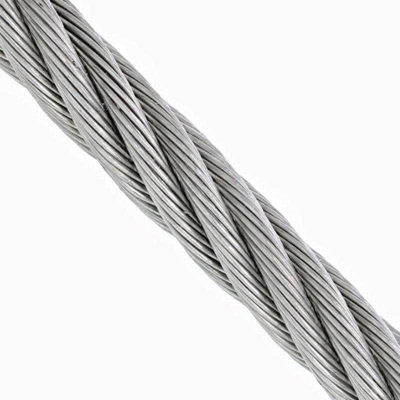 Cable De Acero Galv Alma De Yute 6x19 8 Mm X 50 Mt