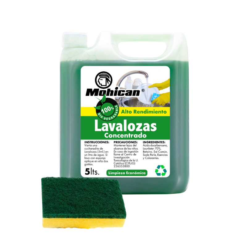 PROMO LAVALOZA ULTRA CONCENTRADO +ESPONJA CON FIBRA ABRASIVA