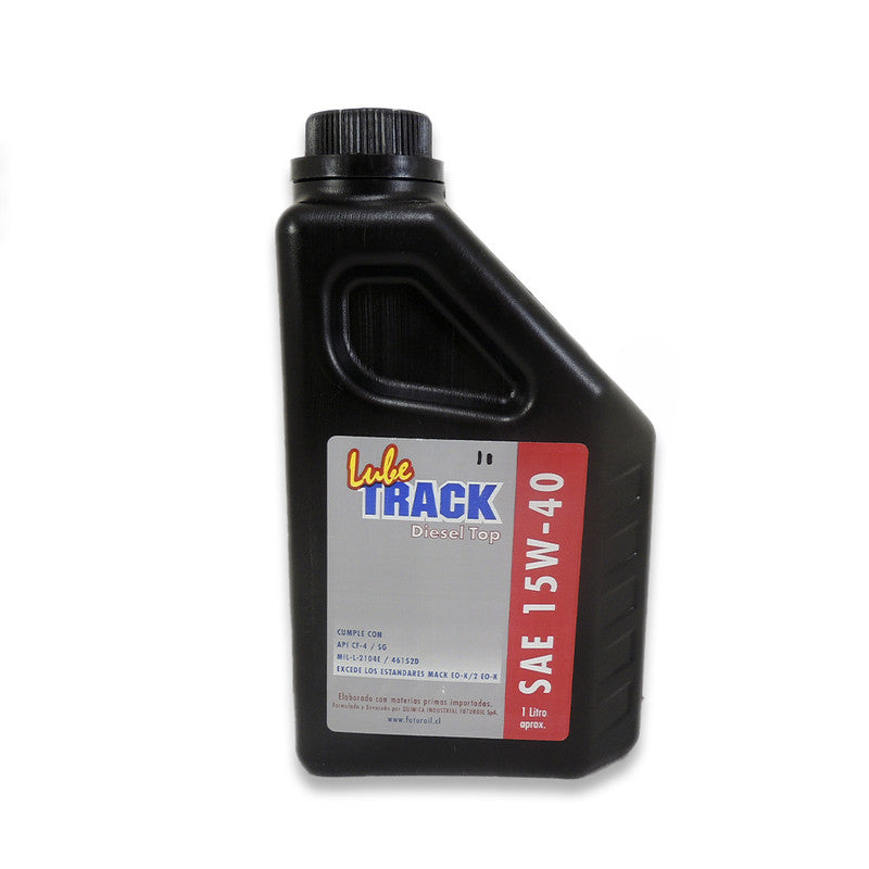 ACEITE PARA MOTOR 15W/40 BIDÓN 1 LITRO LUBETRACK CF-4/SG