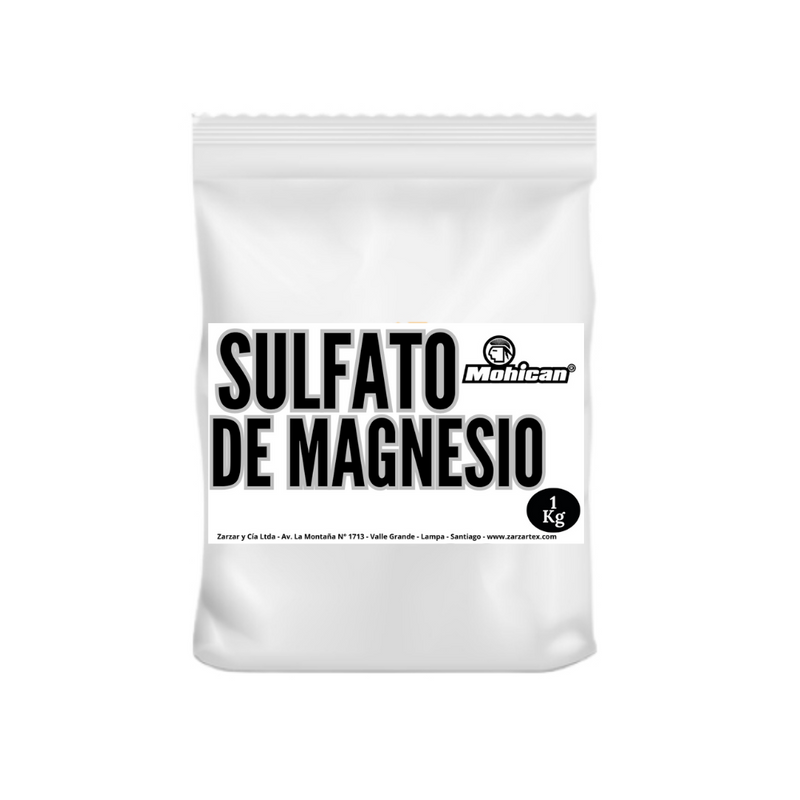 SULFATO DE MAGNESIO (SALES DE EPSOM) MOHICAN BOLSA 1 KG