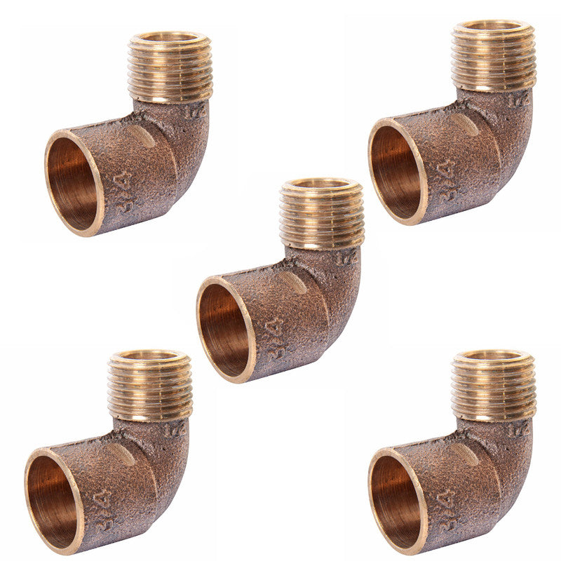 Codo Bronce So-he 3/4  X 1/2  Pack 3 Uni Mohican